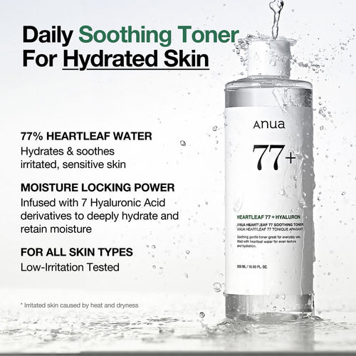 Anua 77+Hyaluron Soothing Toner