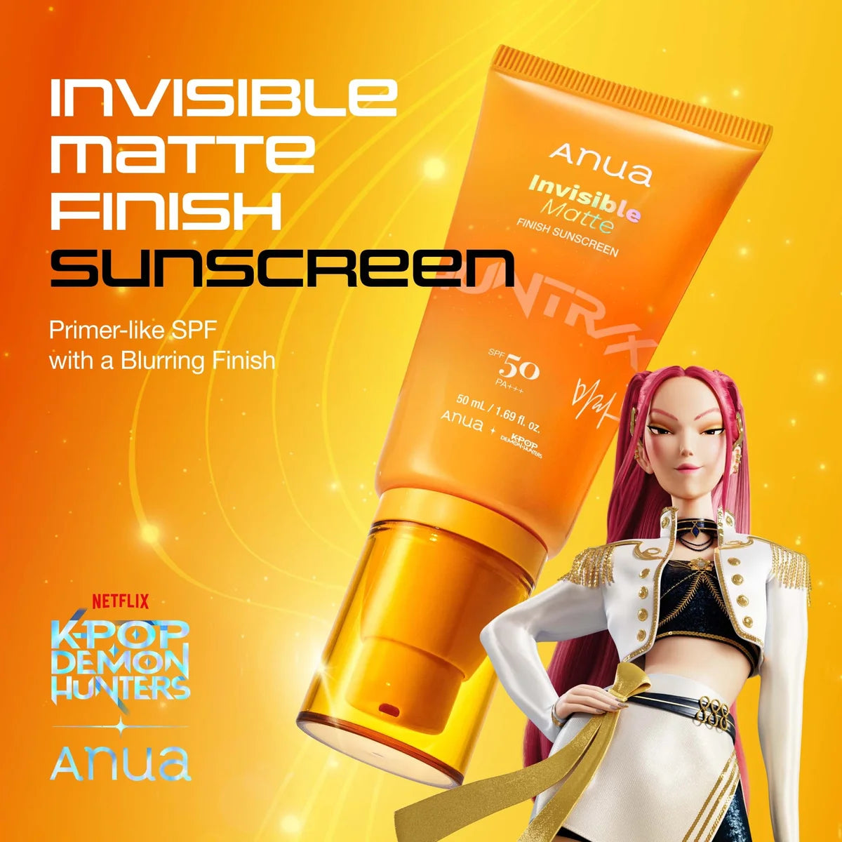 Anua invisible sunscreen