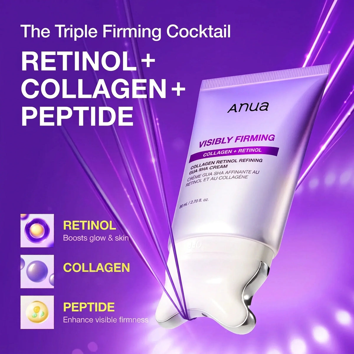 Anua Retinol Collagen Refining Gua Sha Cream