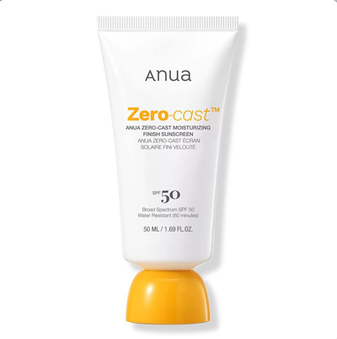 Anua Zero-Cast Moisturizing Finish Sunscreen